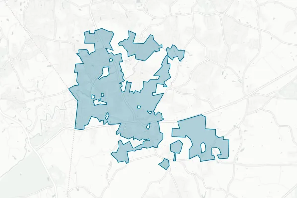 Town of Waxhaw — detail map