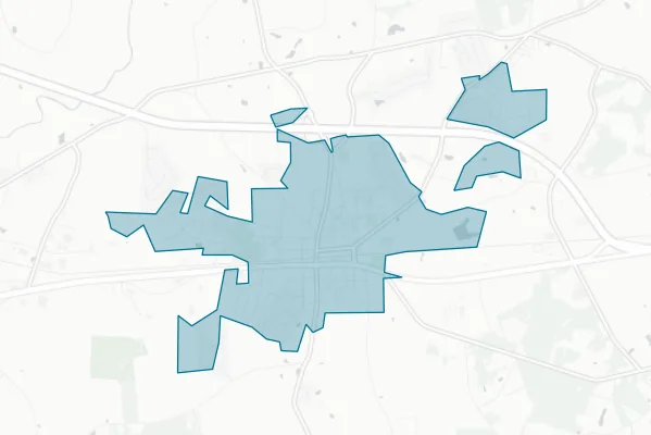 Town of Wingate — detail map