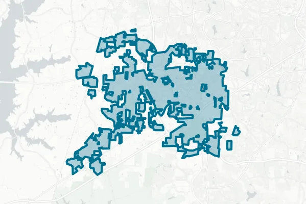 Town of Apex — detail map