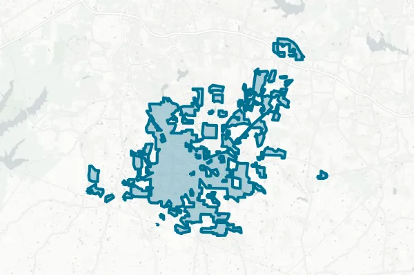 Town of Fuquay-varina — detail map