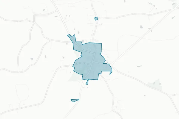 Town of Warrenton — detail map