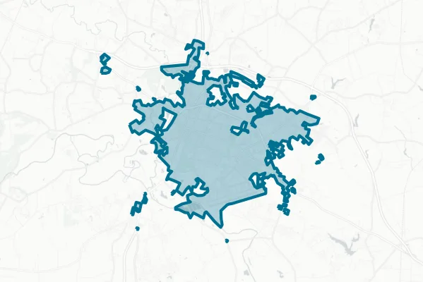 City of Goldsboro — detail map