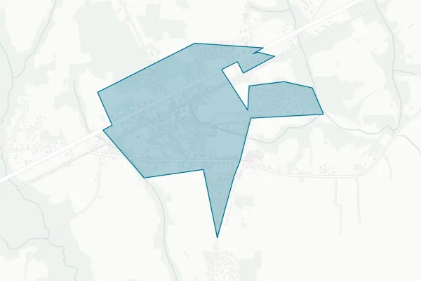 Town of Lucama — detail map