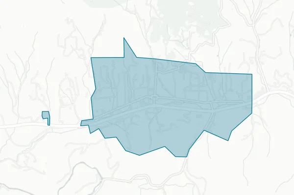 Town of Burnsville — detail map