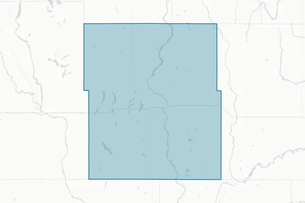 Barnes County — detail map