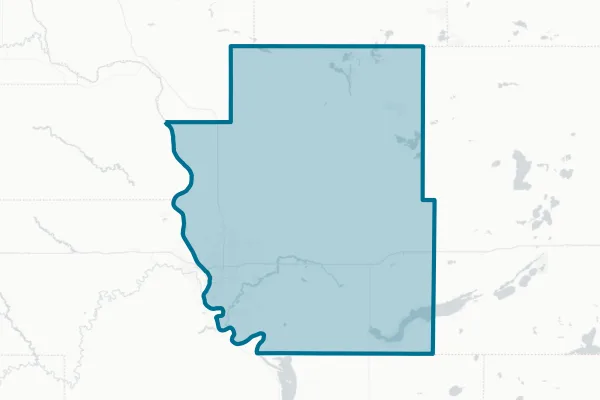 Burleigh County — detail map