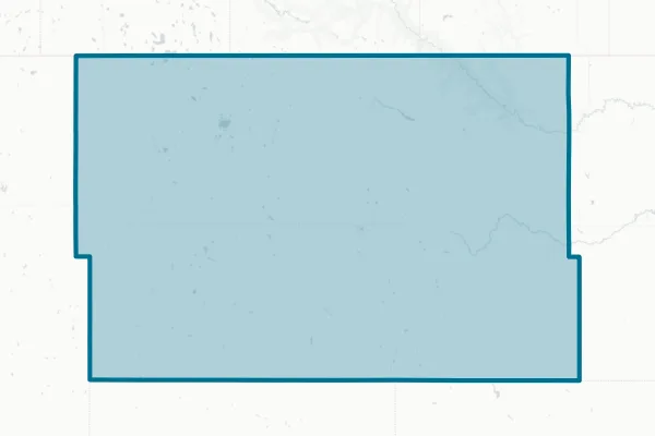 Cavalier County — detail map