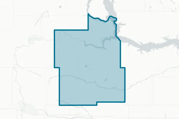 Dunn County — detail map