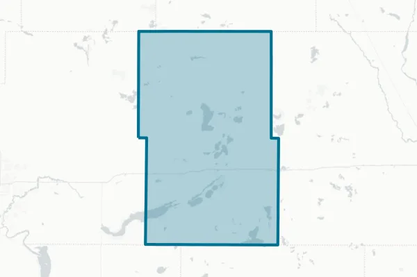 Kidder County — detail map