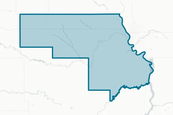 Morton County — detail map