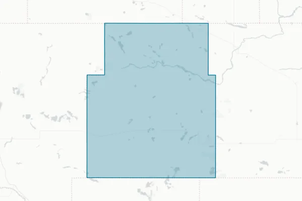 Sheridan County — detail map