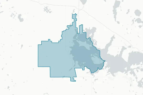 Minnewaukan Public School District No. 5 — detail map