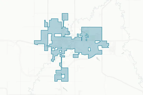 City of Watford City — detail map