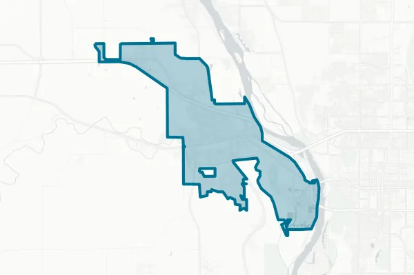 City of Mandan — detail map