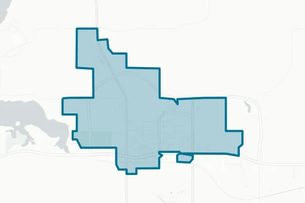 City of New Town — detail map