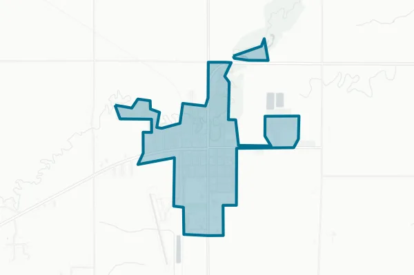 City of Cavalier — detail map