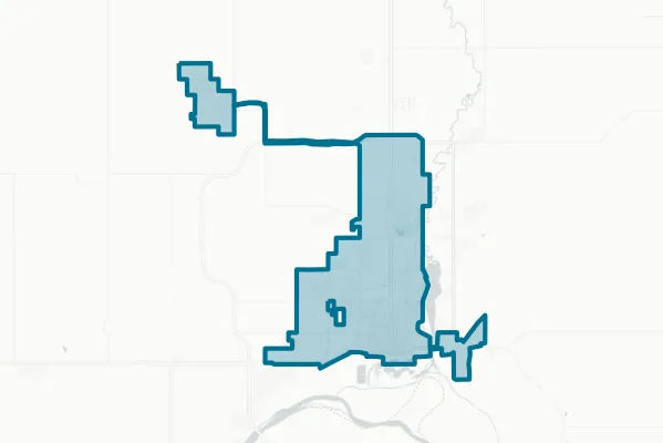 City of Williston — detail map