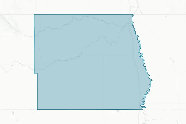 LaMoure County — detail map