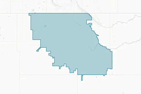 Langdon Area Public School District No 23 — detail map