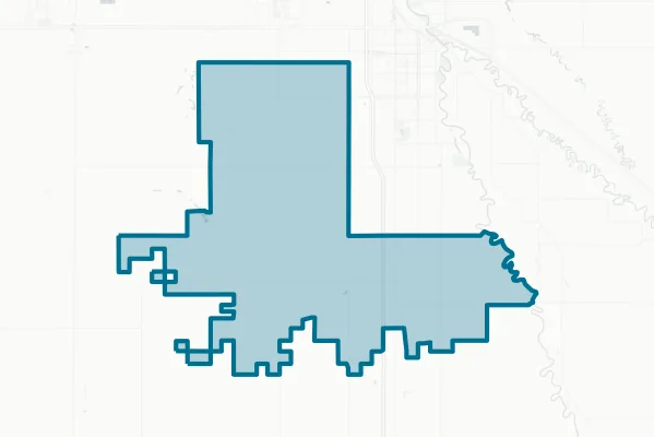 Thompson Public School District No. 61 — detail map