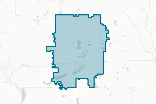 Kidder County Public School District No. 1 — detail map