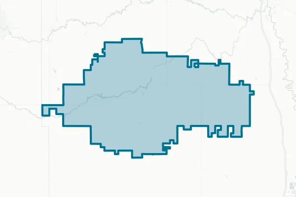 Cavalier Public School District No. 6 — detail map
