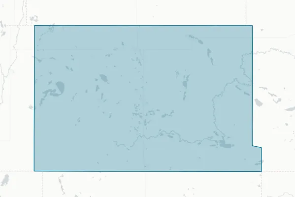 Sargent County — detail map