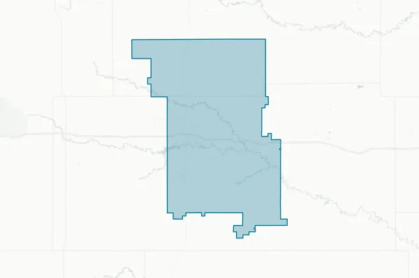 Dickinson Public School District — detail map