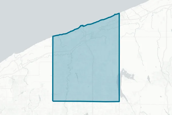 Ashtabula County — detail map