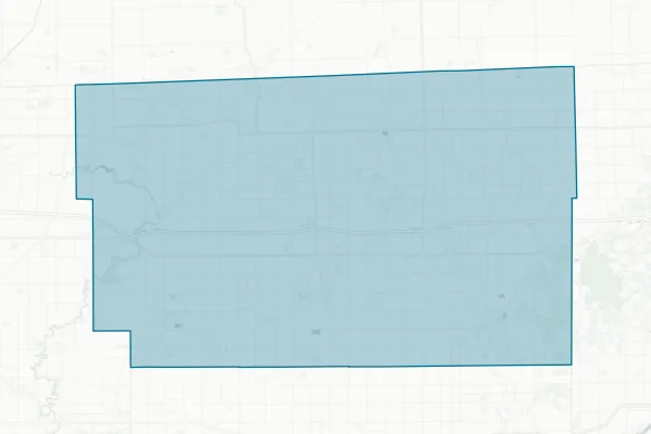 Fulton County — detail map