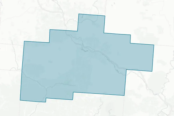 Hocking County — detail map