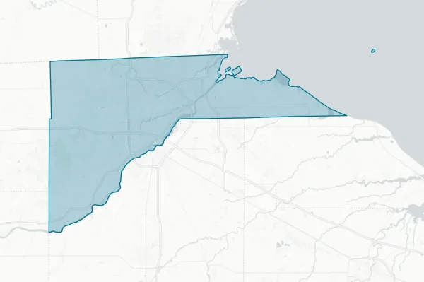 Lucas County — detail map