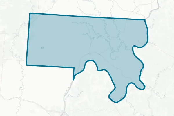 Meigs County — detail map