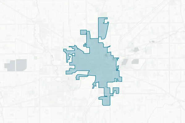 City of Lima — detail map