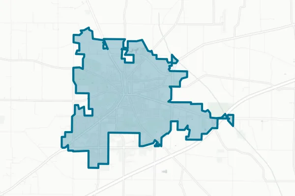 City of Ashland — detail map