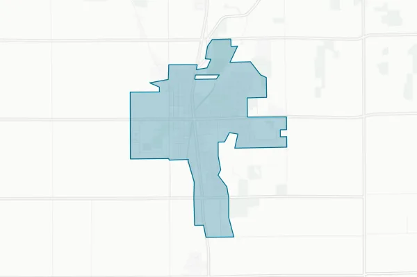 Village of New Bremen — detail map