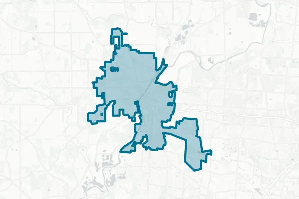 City of Hamilton — detail map