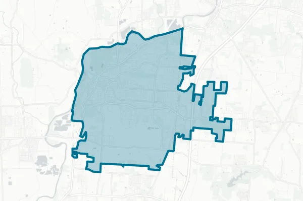 City of Middletown — detail map