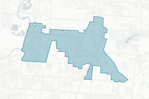 City of Monroe — detail map