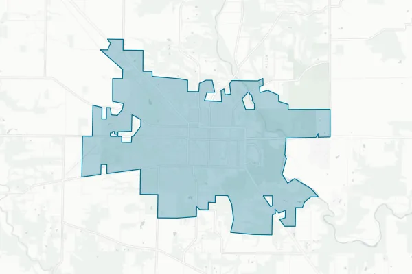 City of Oxford — detail map