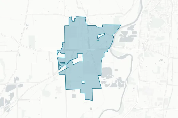 City of Trenton — detail map