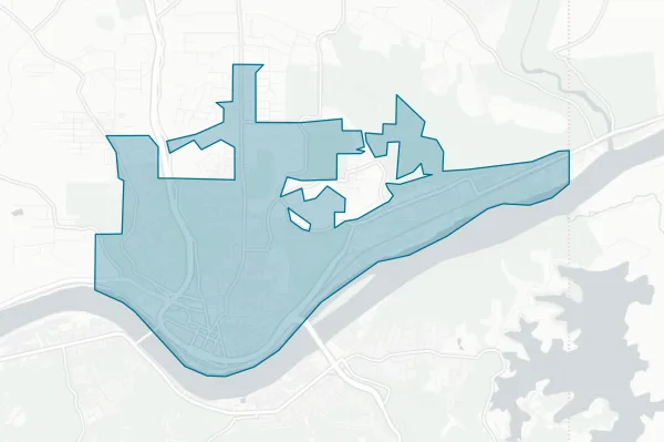 City of East Liverpool — detail map