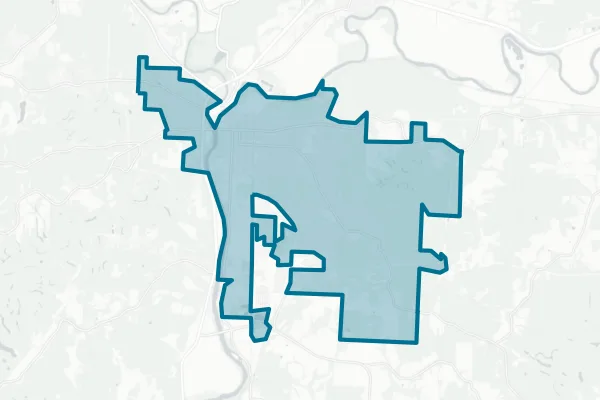 City of Coshocton — detail map