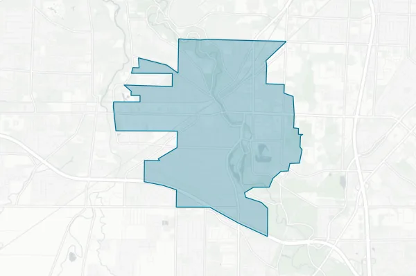 City of Berea — detail map