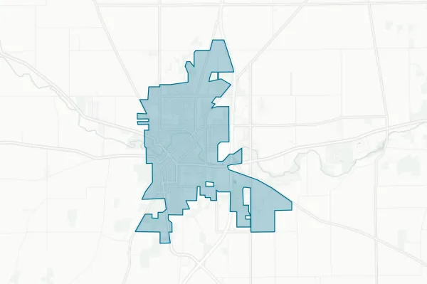City of Greenville — detail map