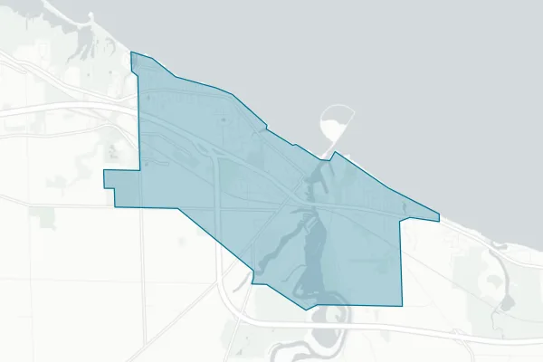 City of Huron — detail map