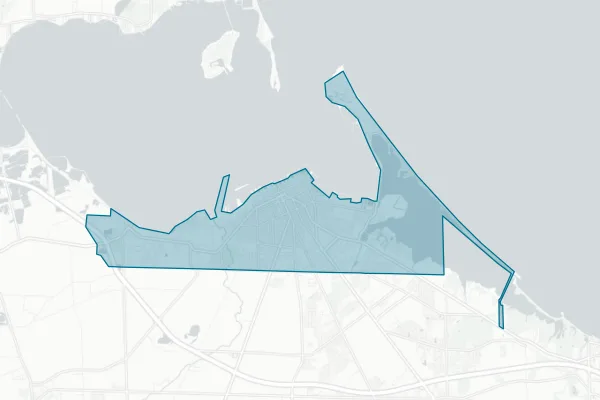 City of Sandusky — detail map
