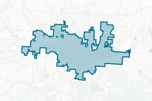City of Lancaster — detail map