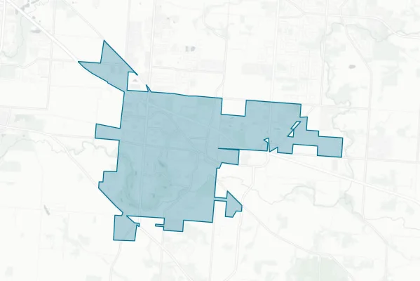 City of Canal Winchester — detail map