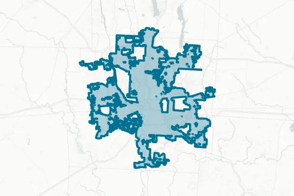 City of Columbus — detail map
